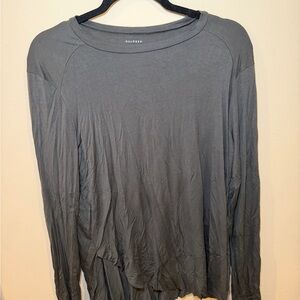 Halogen Gray Long Sleeve Tee